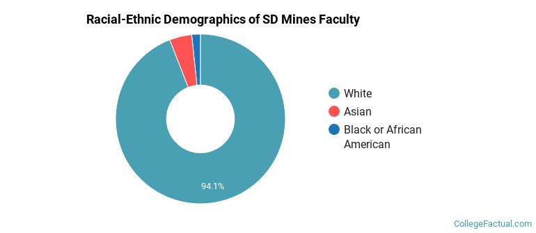 Racial-Ethnic Demographics of SD Mines Faculty