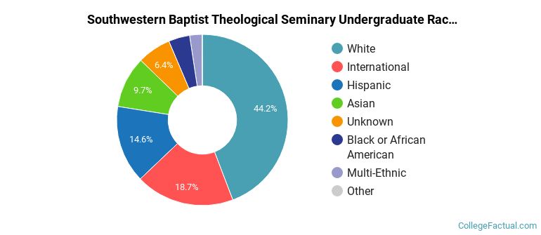 The Southwestern Baptist Theological Seminary Racial-Ethnic Diversity Pie Chart