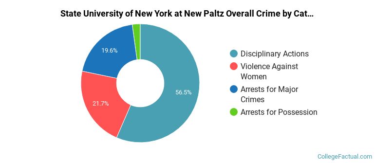 State University of New York at New Paltz Overall Crime by Category