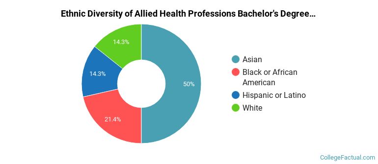 Ethnic diversity of Allied Health Professions majors at Stony Brook University