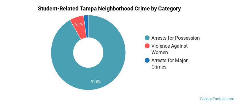 Student-Related Tampa Neighborhood Crime by Category