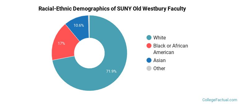 Racial-Ethnic Demographics of SUNY Old Westbury Faculty
