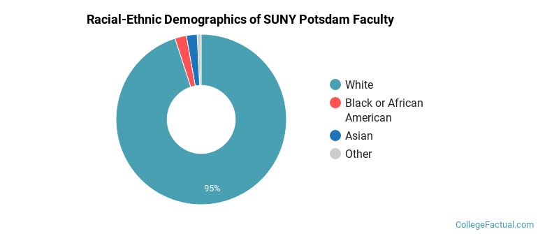 Racial-Ethnic Demographics of SUNY Potsdam Faculty