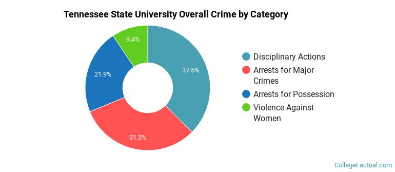 Tennessee State University Overall Crime by Category
