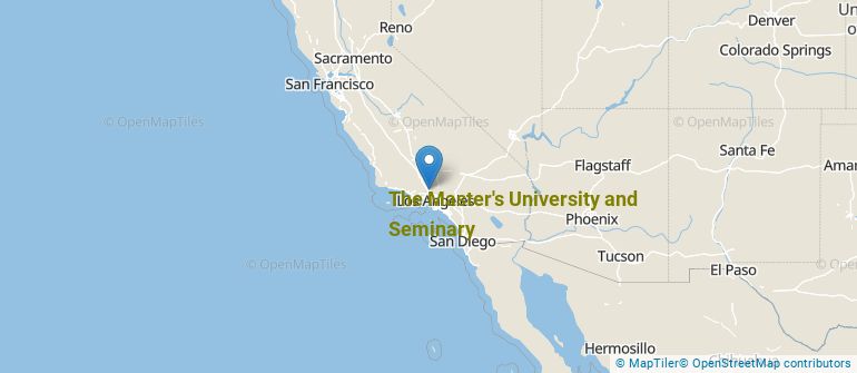 Location of The Master's University and Seminary