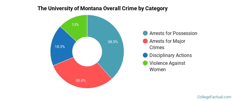 The University of Montana Overall Crime by Category