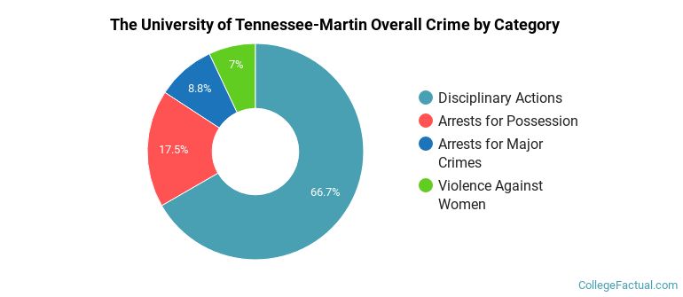 The University of Tennessee-Martin Overall Crime by Category