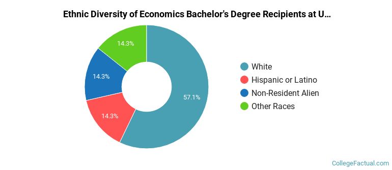 Ethnic diversity of Economics majors at University of West Florida