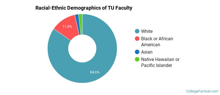 Racial-Ethnic Demographics of TU Faculty