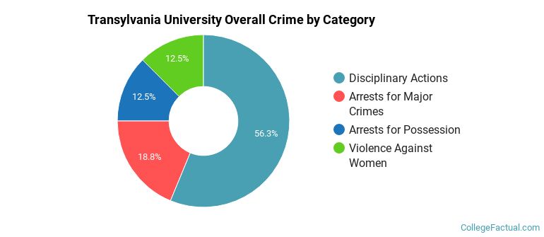 Transylvania University Overall Crime by Category