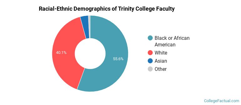 Racial-Ethnic Demographics of Trinity College Faculty