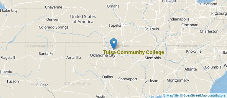Location of Tulsa Community College