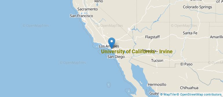 Location of University of California-Irvine