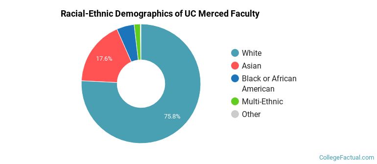 Racial-Ethnic Demographics of UC Merced Faculty