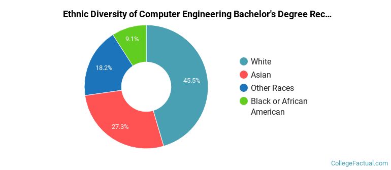 Ethnic diversity of Computer Engineering majors at University of Central Oklahoma