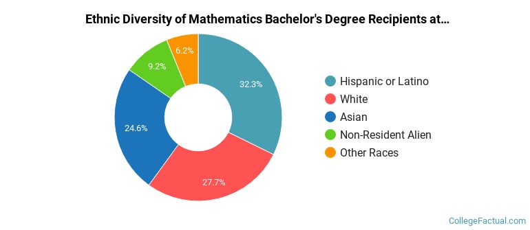 Ethnic diversity of Mathematics majors at University of Houston
