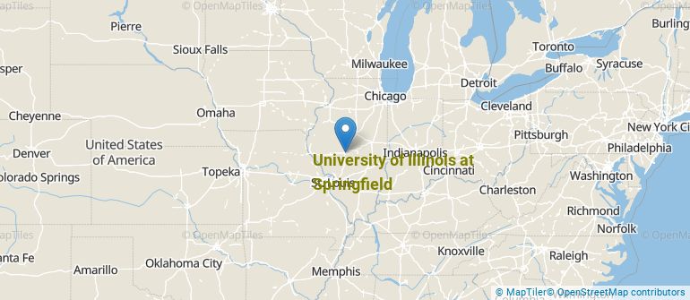 Location of University of Illinois Springfield