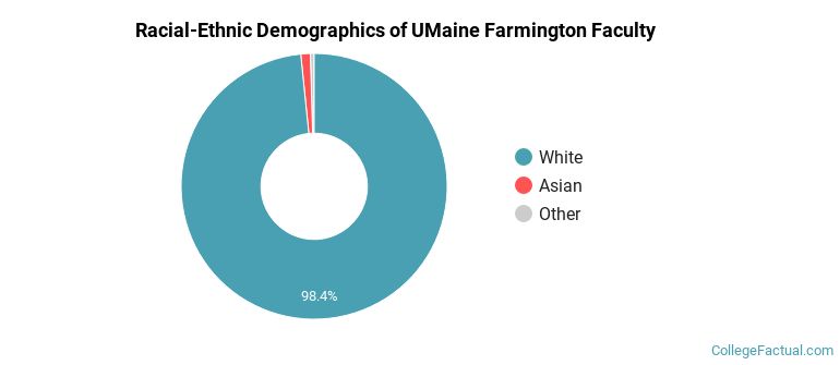 Racial-Ethnic Demographics of UMaine Farmington Faculty
