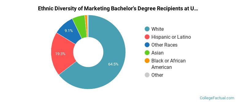 Ethnic diversity of Marketing majors at University of Nevada-Reno