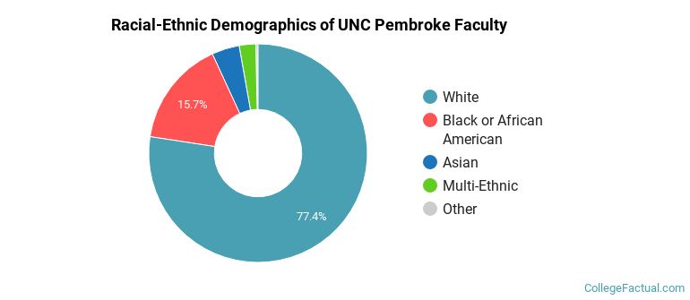 Racial-Ethnic Demographics of UNC Pembroke Faculty
