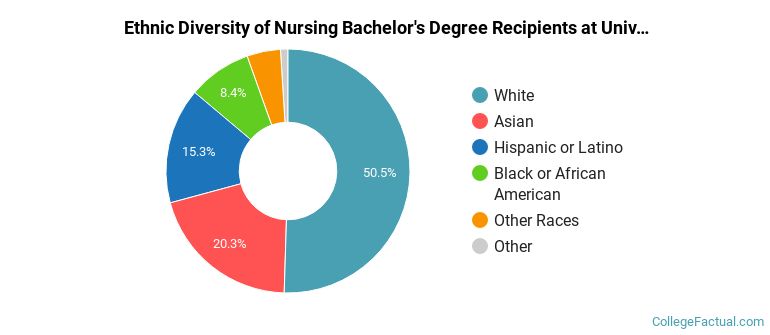Ethnic diversity of Nursing majors at University of Pennsylvania