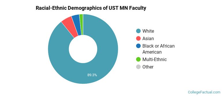 Racial-Ethnic Demographics of UST MN Faculty