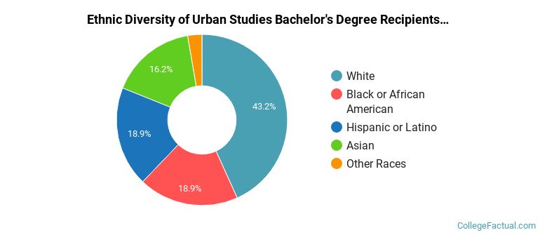 Ethnic diversity of Urban Studies majors at University of Washington-Tacoma Campus