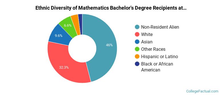 Ethnic diversity of Mathematics majors at University of Wisconsin-Madison