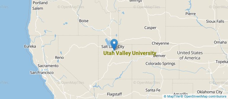 Location of Utah Valley University