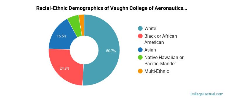 Racial-Ethnic Demographics of Vaughn College of Aeronautics and Technology Faculty