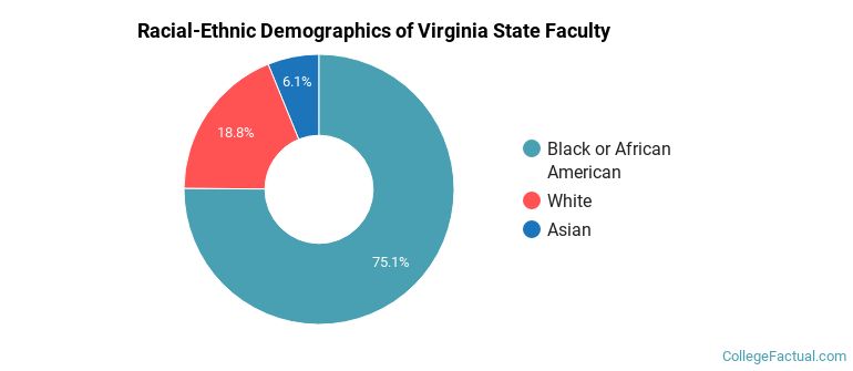 Racial-Ethnic Demographics of Virginia State Faculty