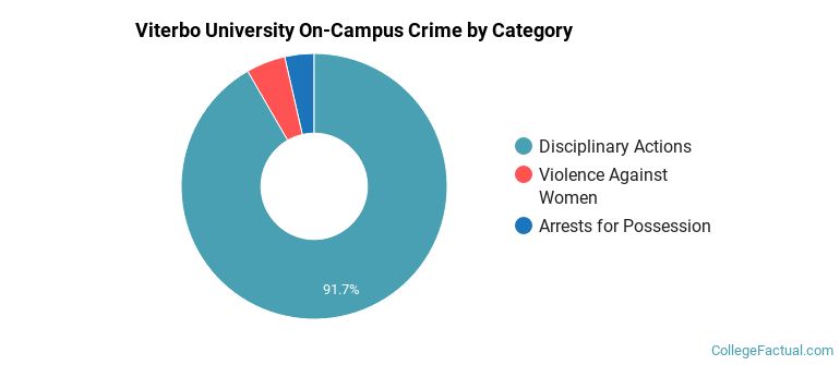 Viterbo University On-Campus Crime by Category