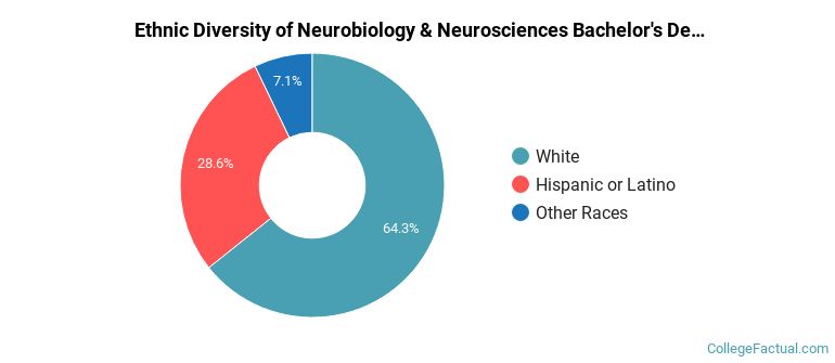 Ethnic diversity of Neurobiology & Neurosciences majors at Westminster University