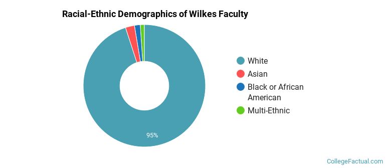 Racial-Ethnic Demographics of Wilkes Faculty