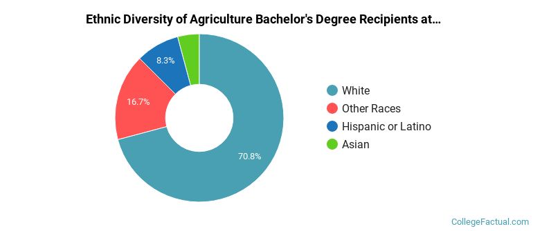 Ethnic diversity of Agriculture majors at William Woods University