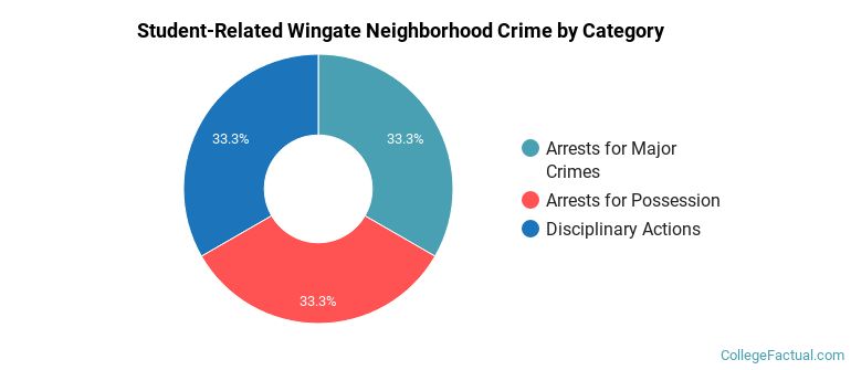 Student-Related Wingate Neighborhood Crime by Category