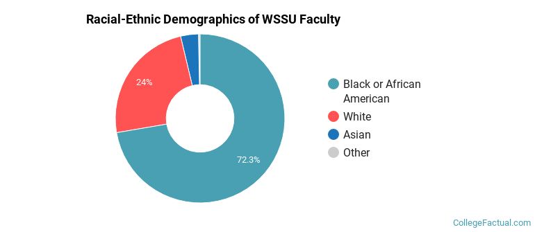 Racial-Ethnic Demographics of WSSU Faculty