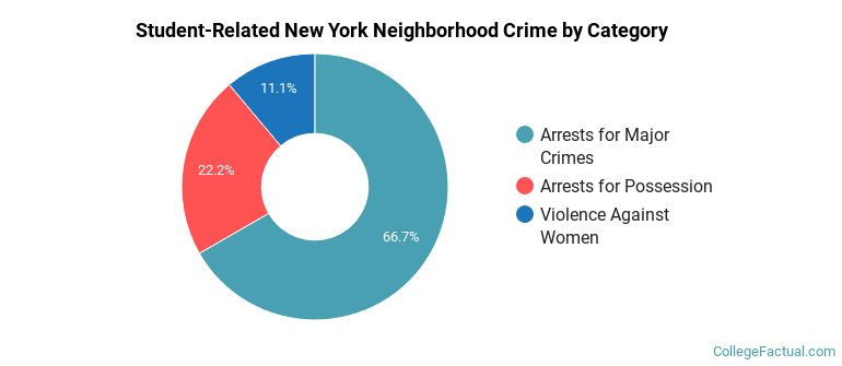 Student-Related New York Neighborhood Crime by Category