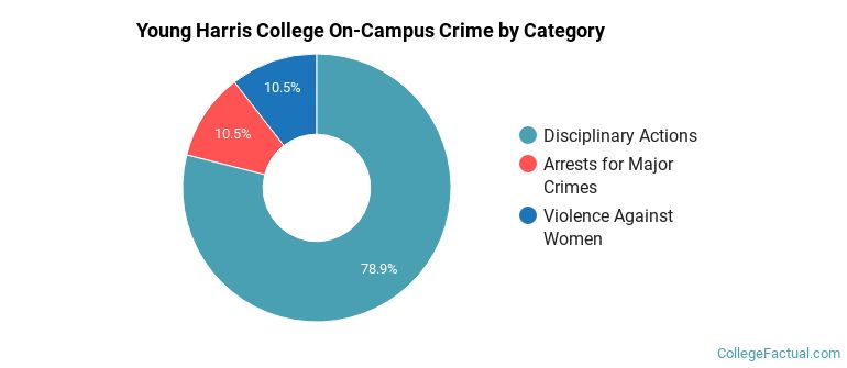 Young Harris College On-Campus Crime by Category