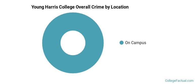 Young Harris College Overall Crime by Location