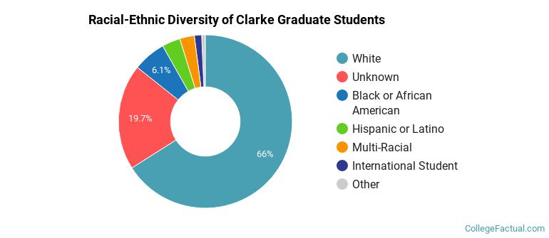 Racial-Ethnic Diversity of Clarke Graduate Students