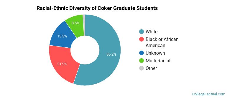 Racial-Ethnic Diversity of Coker Graduate Students