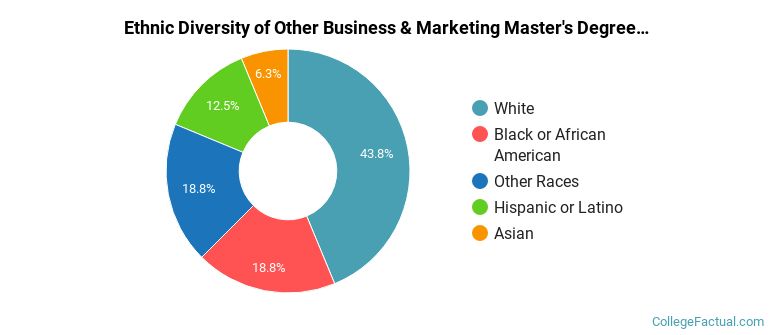 Ethnic diversity of Other Business & Marketing majors at College of Our Lady of the Elms
