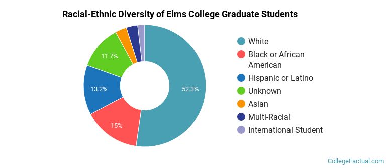 Racial-Ethnic Diversity of Elms College Graduate Students