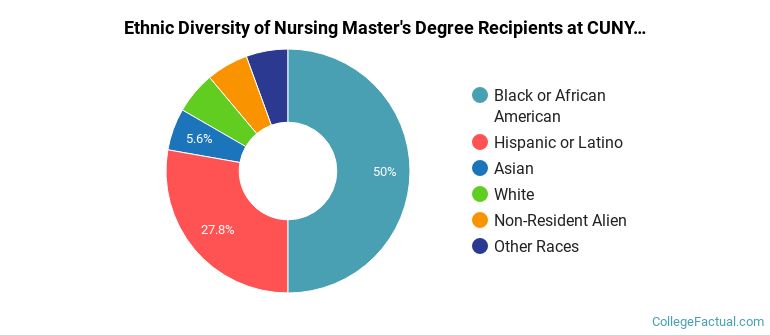 Ethnic diversity of Nursing majors at CUNY Lehman College