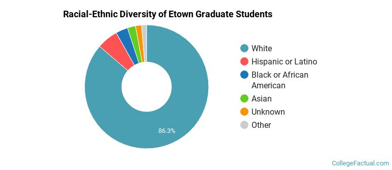 Racial-Ethnic Diversity of Etown Graduate Students