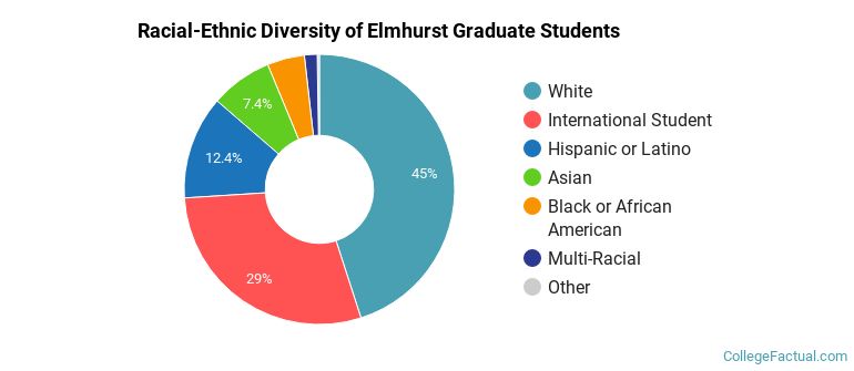 Racial-Ethnic Diversity of Elmhurst Graduate Students