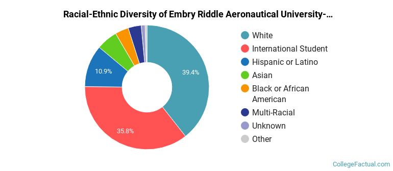 Racial-Ethnic Diversity of Embry Riddle Aeronautical University-Daytona Beach Graduate Students