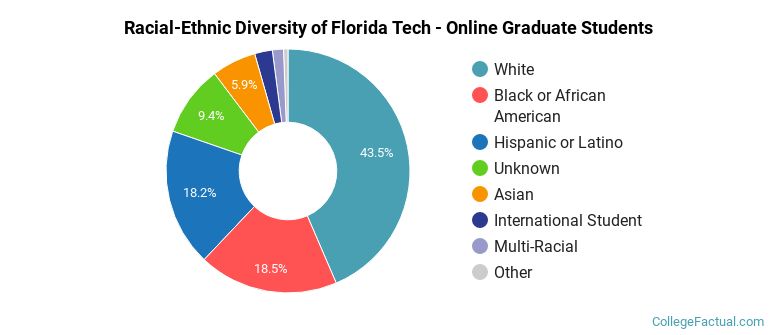 Racial-Ethnic Diversity of Florida Tech - Online Graduate Students