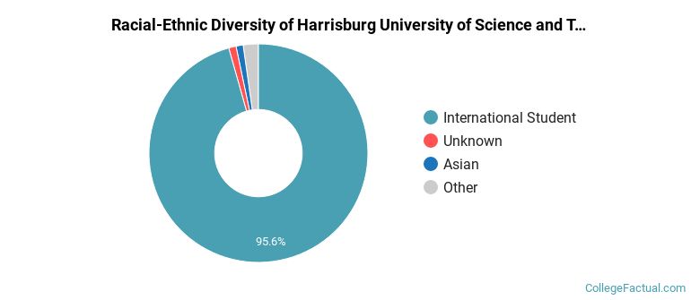 Racial-Ethnic Diversity of Harrisburg University of Science and Technology Graduate Students